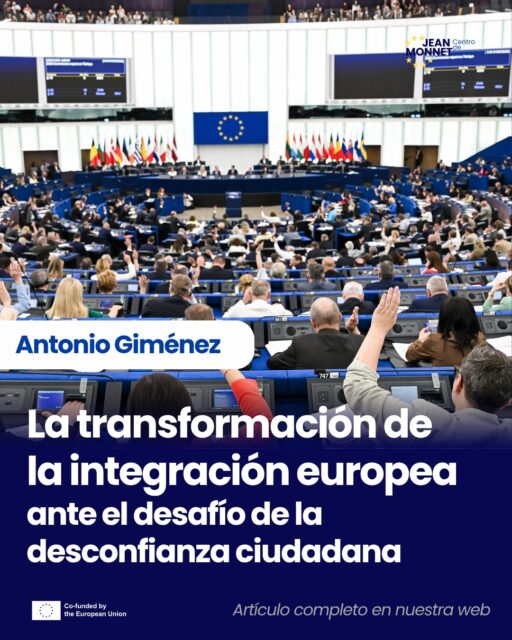 📖 La transformación de la integración europea ante el desafío de la desconfianza ciudadana
📚 Antonio Giménez traza la evolución del proceso de integración europea desde un modelo concebido para favorecer la convergencia, la cohesión y el desarrollo compartido, hacia otro definido por la expansión regulatoria, la tecnificación de la gobernanza y la creciente complejidad institucional. A partir de este recorrido, el artículo explora cómo este desplazamiento ha contribuido a ensanchar la distancia entre las instituciones europeas y la ciudadanía, poniendo en el centro del debate la legitimidad democrática, la responsabilidad política y la confianza como pilares del proyecto europeo.
“Esta lógica produce un efecto político de gran alcance pues la complejidad institucional de la Unión distribuye el poder entre múltiples órganos y procedimientos hasta hacer cada vez más difícil, para el europeo, distinguir quién gobierna y quién debe responder por lo decidido”.
🔗 Link en Bio
#EUChallenges