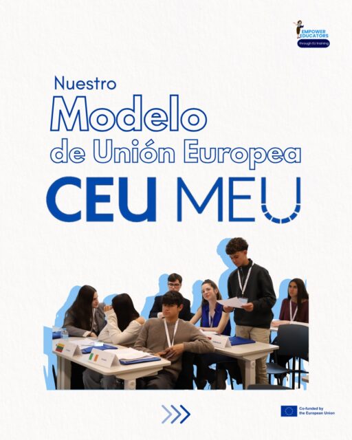 Más de 100 alumnos. 4 Formaciones del Consejo de la UE. 3 niveles de trabajo. Y una rueda de prensa.
¿Cómo funciona el CEU MEU?
¡Te lo contamos!
#EmpowerEducators